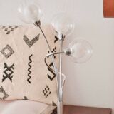 Lampe chrome triple globes