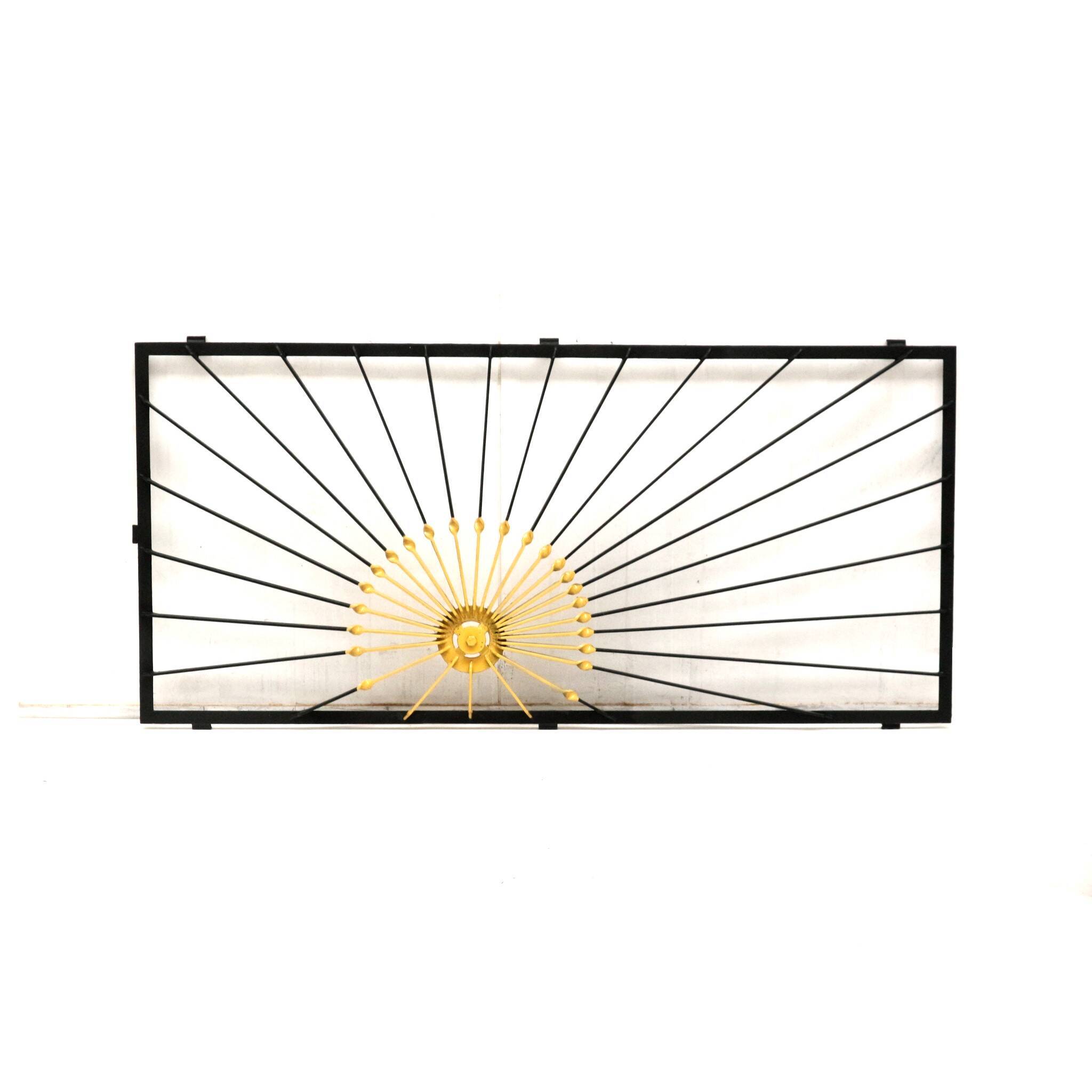 Vintage metal wall sculpture made in the 70s