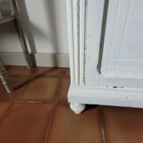 Armoire parisienne bonnetière vitrée