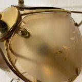Lampe vintage dorée de table