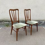 Pair of Ingrid Niels Koefoed teak chairs, Denmark 1960