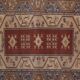 Vintage Turkish Oushak rug 210x230 cm