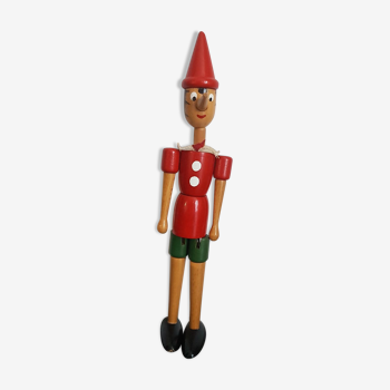 Vintage Pinocchio wooden toy