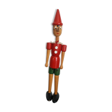 Jouet en bois Pinocchio vintage