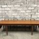 Former large oak farm table early 20th vintage