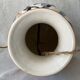 Pied de lampe multicolore et floral Gien Pivoines 1960