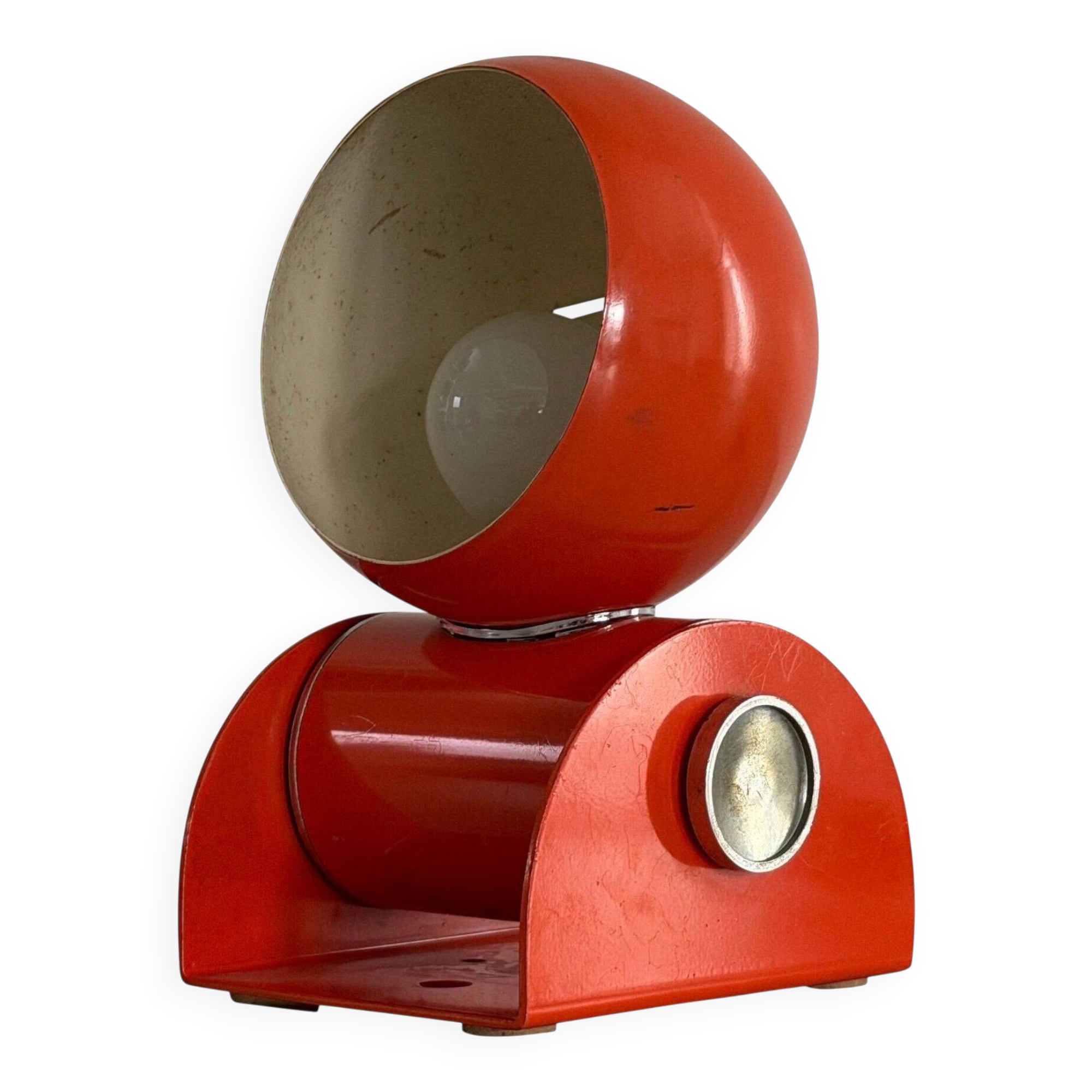 Lampe de table en métal NO AGE, années 1970, Italie