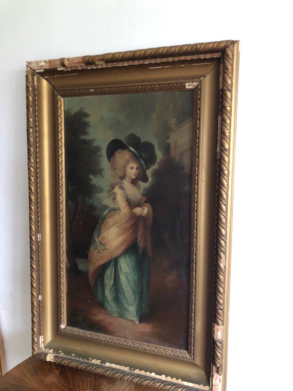 Oil on panel Young aristocrat