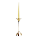 Scandinavian brass candle holder