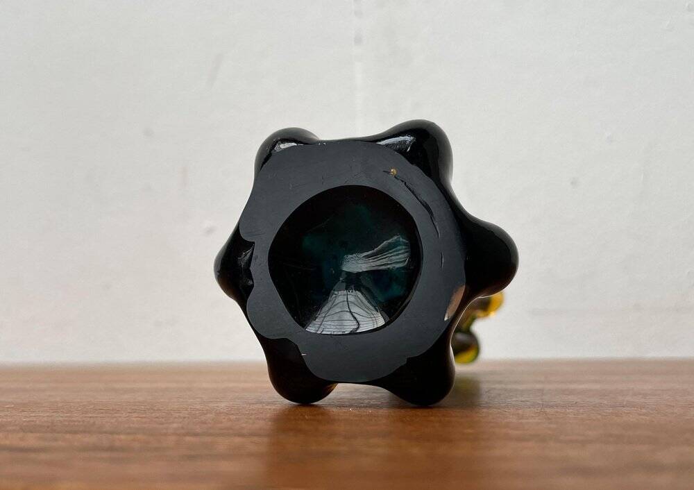 Italian Sommerso vase in Murano glass attributed to Flavio Poli for Seguso, 1970s.