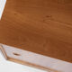 Midcentury sideboard in cherry wood with 2 sliding doors 1960s