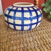 Vase boule en céramique peint à la main