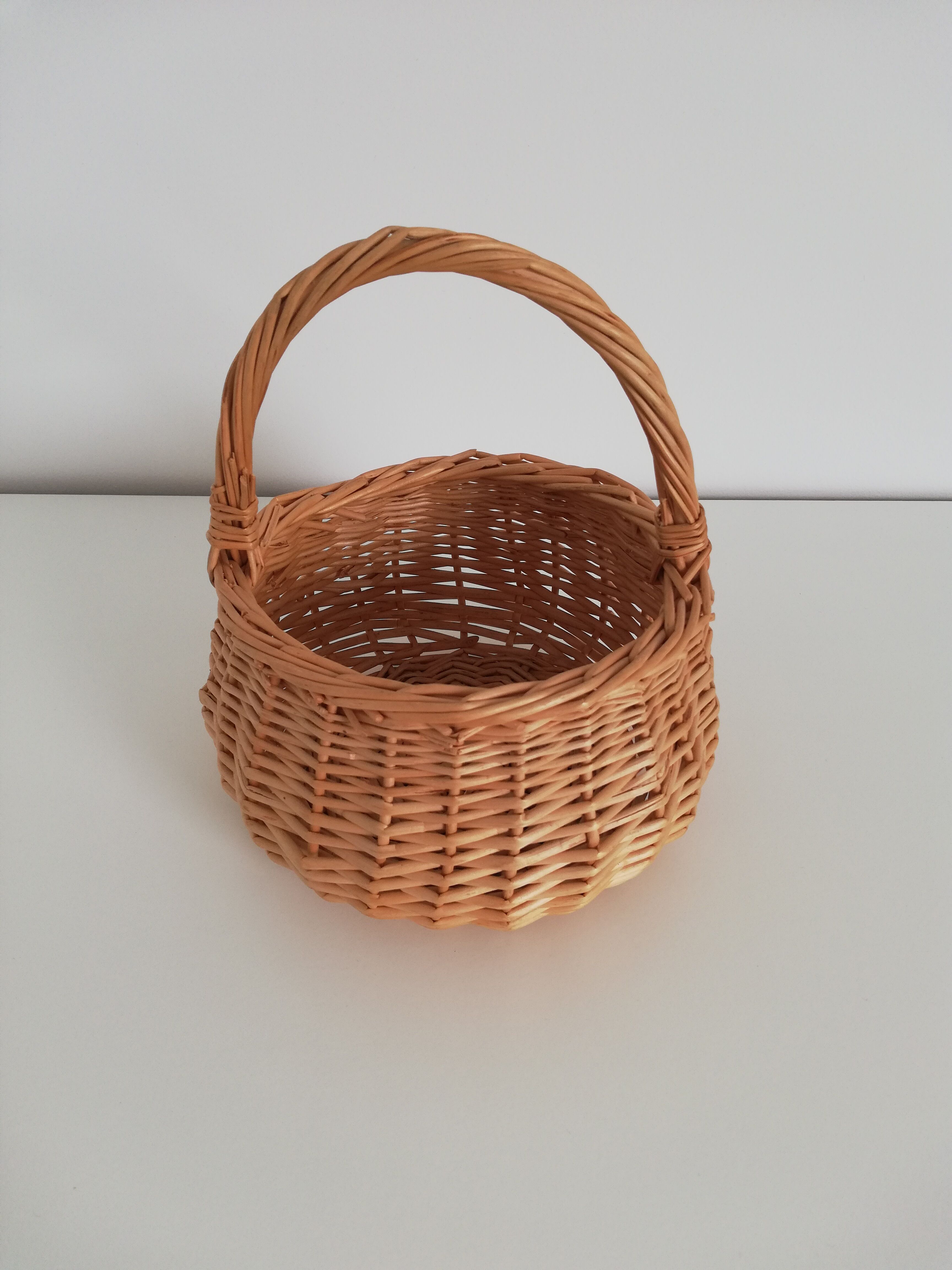 Vintage wicker basket