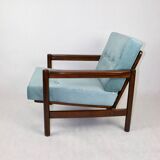 Light Blue Lounge Stobrawa Chair, 1970s
