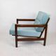 Chaise Stobrawa bleu clair, années 1970
