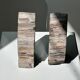 Black petrified wood bookend H17 L17 P6