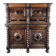 Antique carved wooden buffet in Renaissance style, late 18th / early 19th century.
