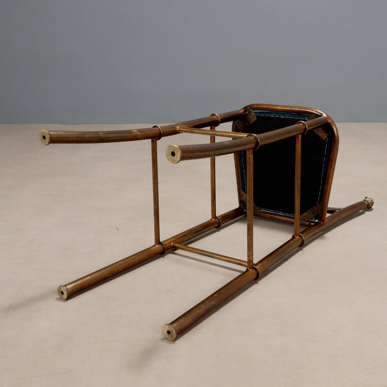 Vintage brass stools