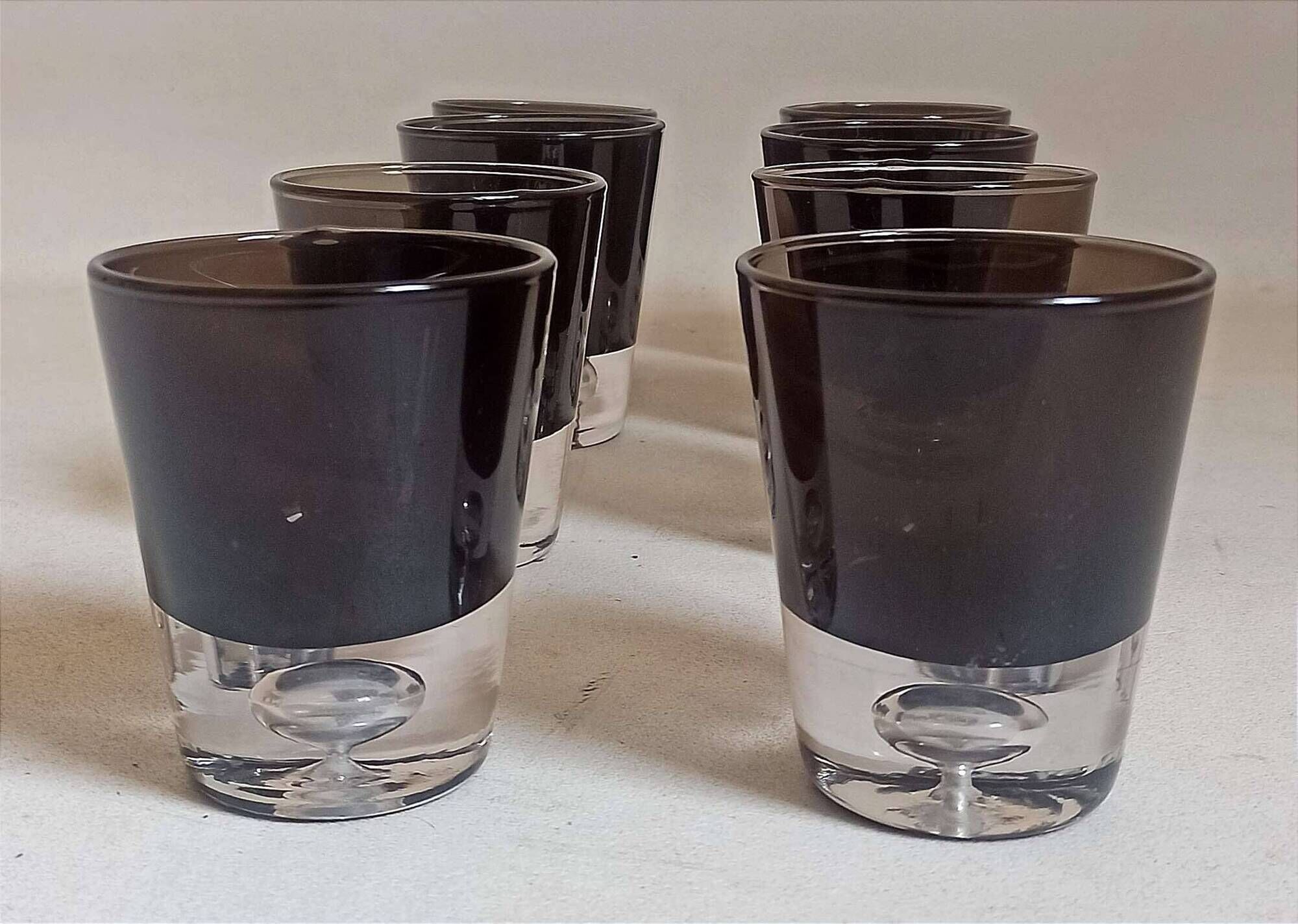 Set of 8 glasses 1960s Bo Borström Aseda Sweden