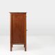 Nightstand or bedside table in pinewood, France ca. 1850
