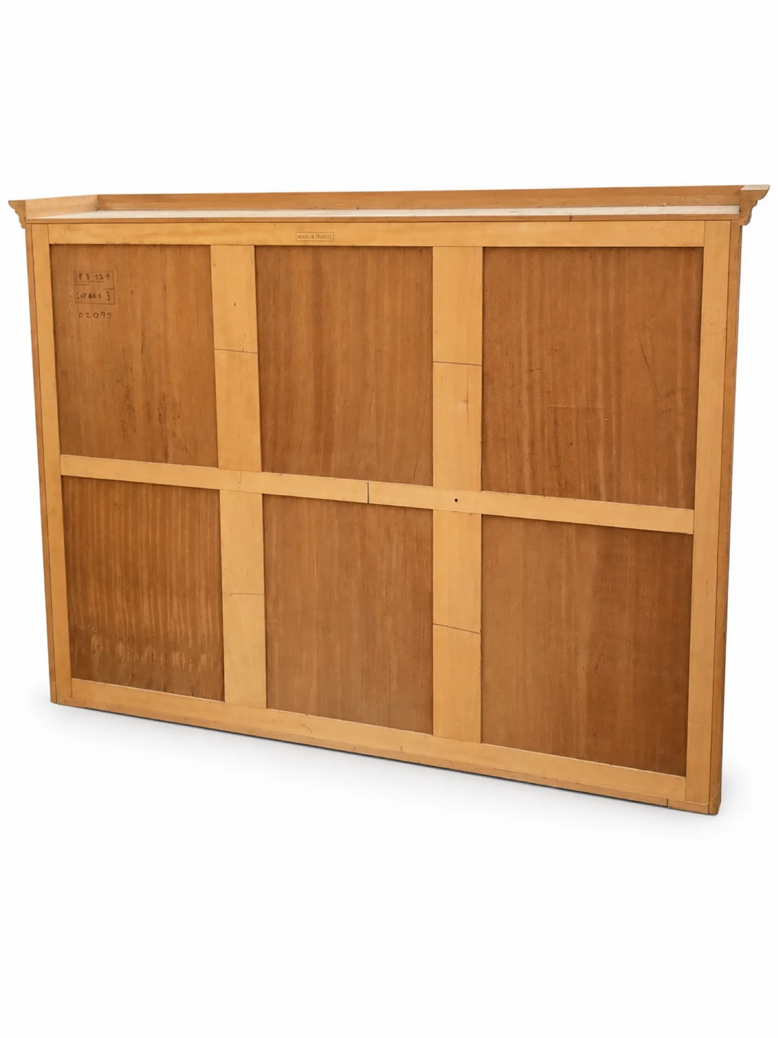 French library in Louis-Philippe style made of solid fruitwood.