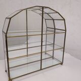 Old table display case