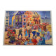 Rossignol educational school poster front and back "the fire" and "the toy store"