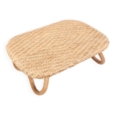 Natural Foldable Rattan Coffee Table 60x40x20 cm, Bed Tray, Lap Desk