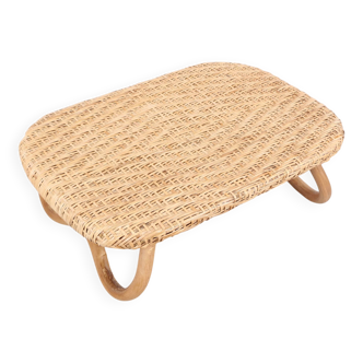 Natural Foldable Rattan Coffee Table 60x40x20 cm, Bed Tray, Lap Desk