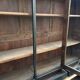 Two-piece cabinet in solid cherry wood