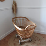 Rattan bassinet