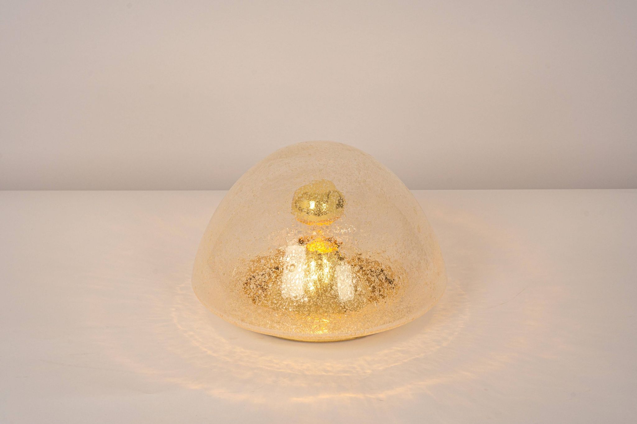 glass Space Age ceiling lights by Hoffmeister, Germany, 1960s