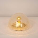 glass Space Age ceiling lights by Hoffmeister, Germany, 1960s