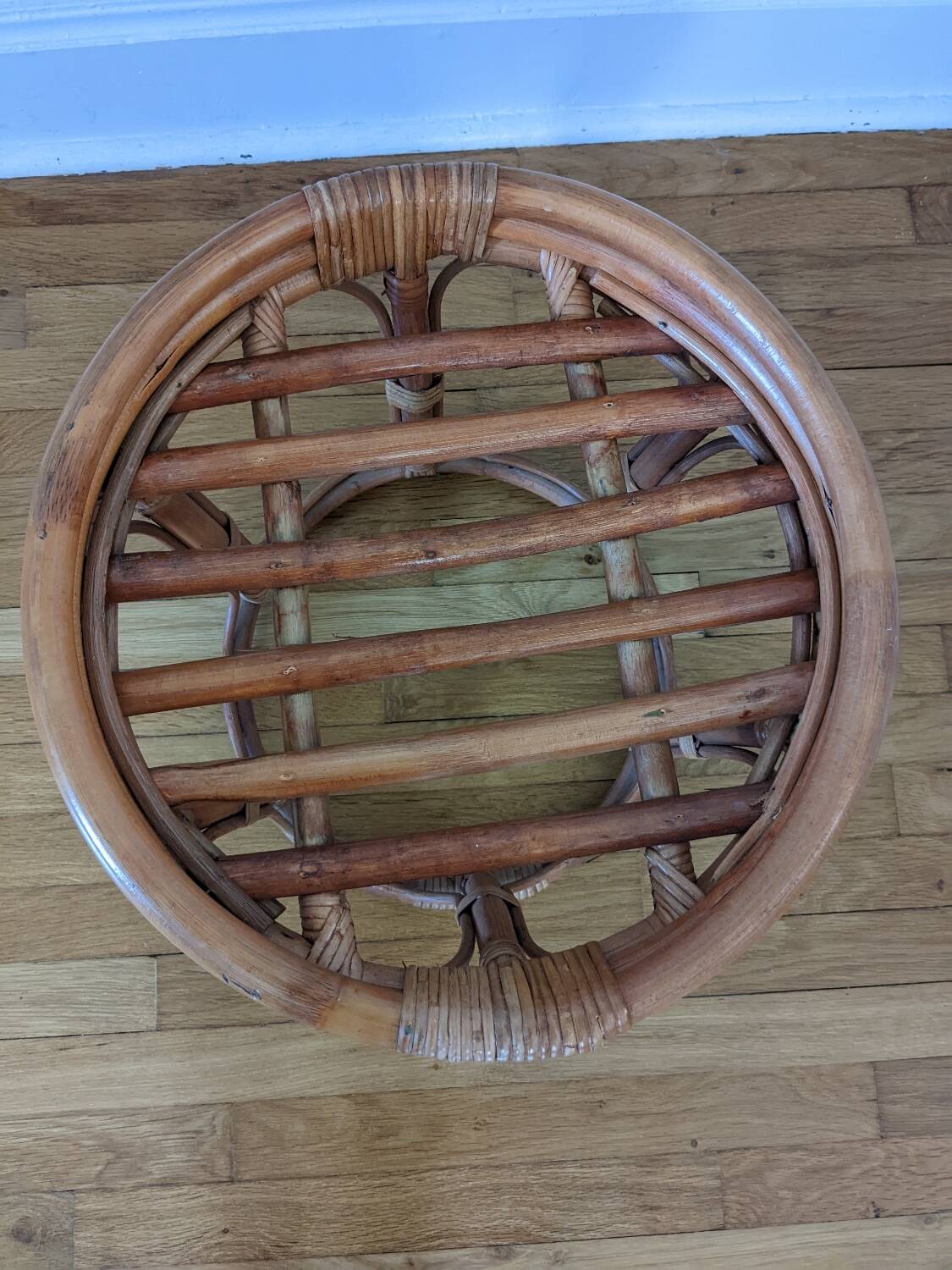 Pouf en rotin