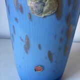 Blue and gold Murano vase
