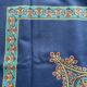 Tablecloth Ribeauvillé Vintage Blue Assam 165 x 169 cm