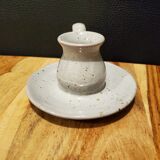 Ceramic candle holder signed Vallauris