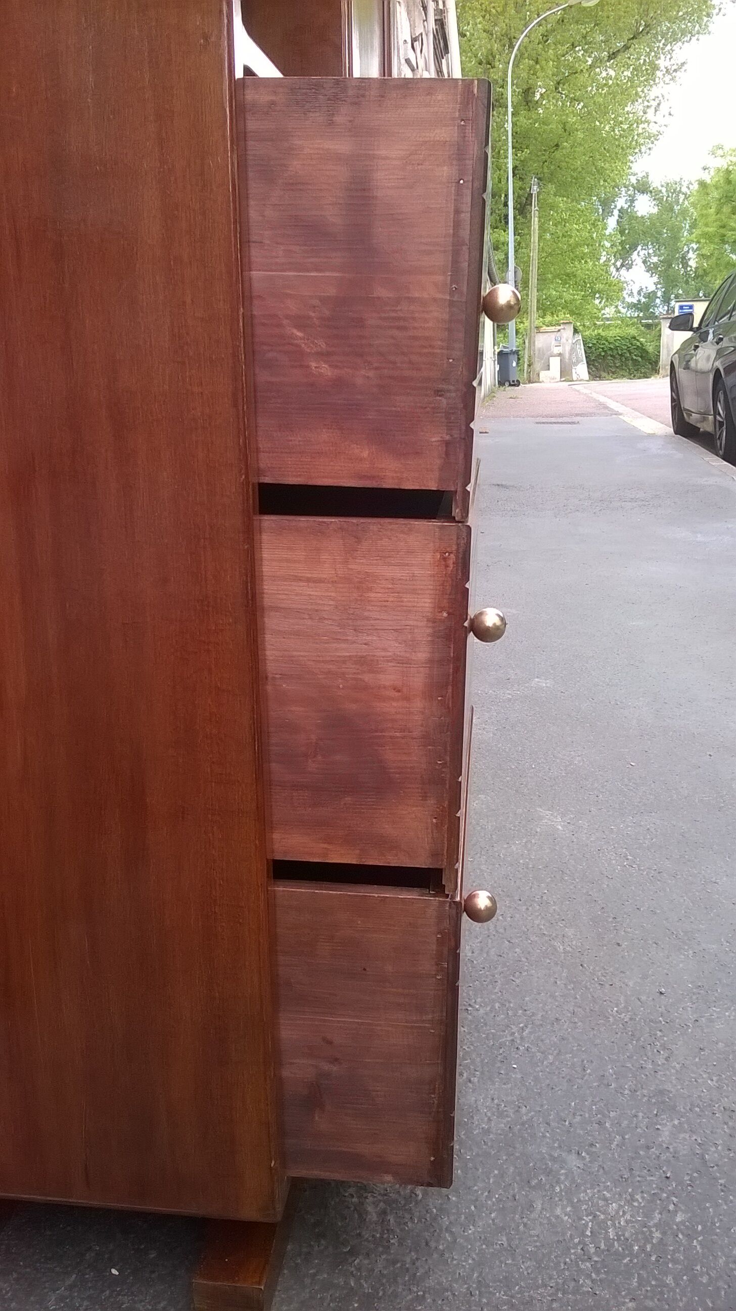 Armoire commode asymétrique art déco