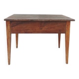 Rustic table in solid oak