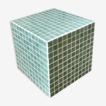 Bout de canapé Cube en mosaïque