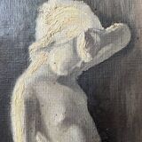 Old painting: study by Martin de Waelhem of 1921