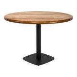 Table à manger ronde en teck par Niels Bach, années 1970