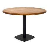 Table à manger ronde en teck par Niels Bach, années 1970