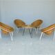 VINTAGE SALON IN RATTAN AND METAL. 1960