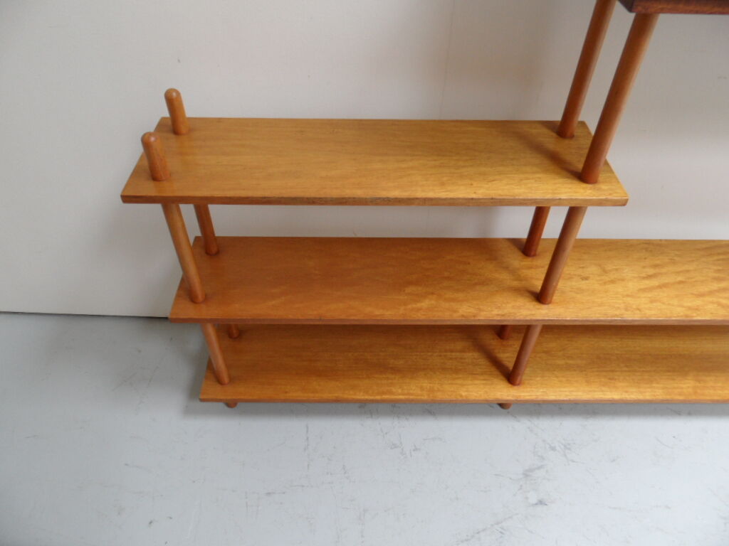 Vintage roomdivider open bookcase