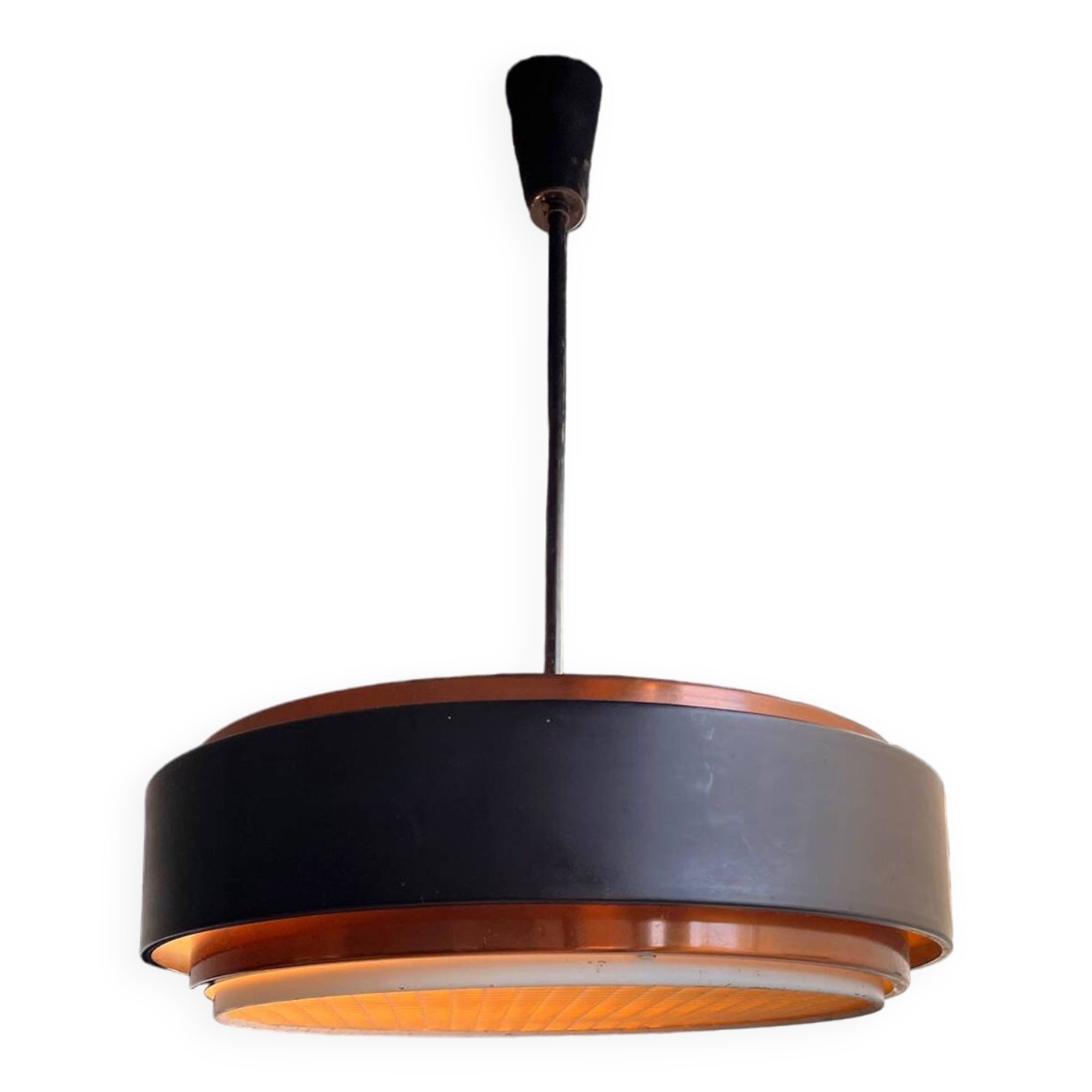 Metal pendant light from the 1950s