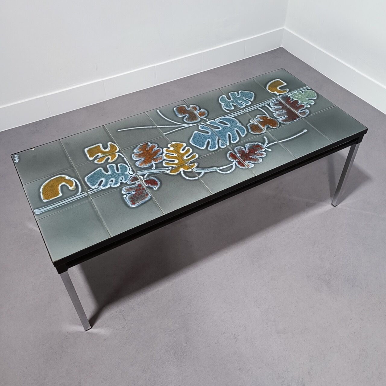 Table à carreaux vintage