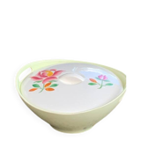 Soup tureen, Gien France, Princess model, in enamelled ceramic, vintage