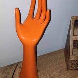 Orange jewelry holder / jewelry hand