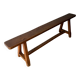 Banc en bois brut vintage